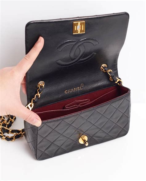 chanel single flap interior|Chanel single flap for sale.